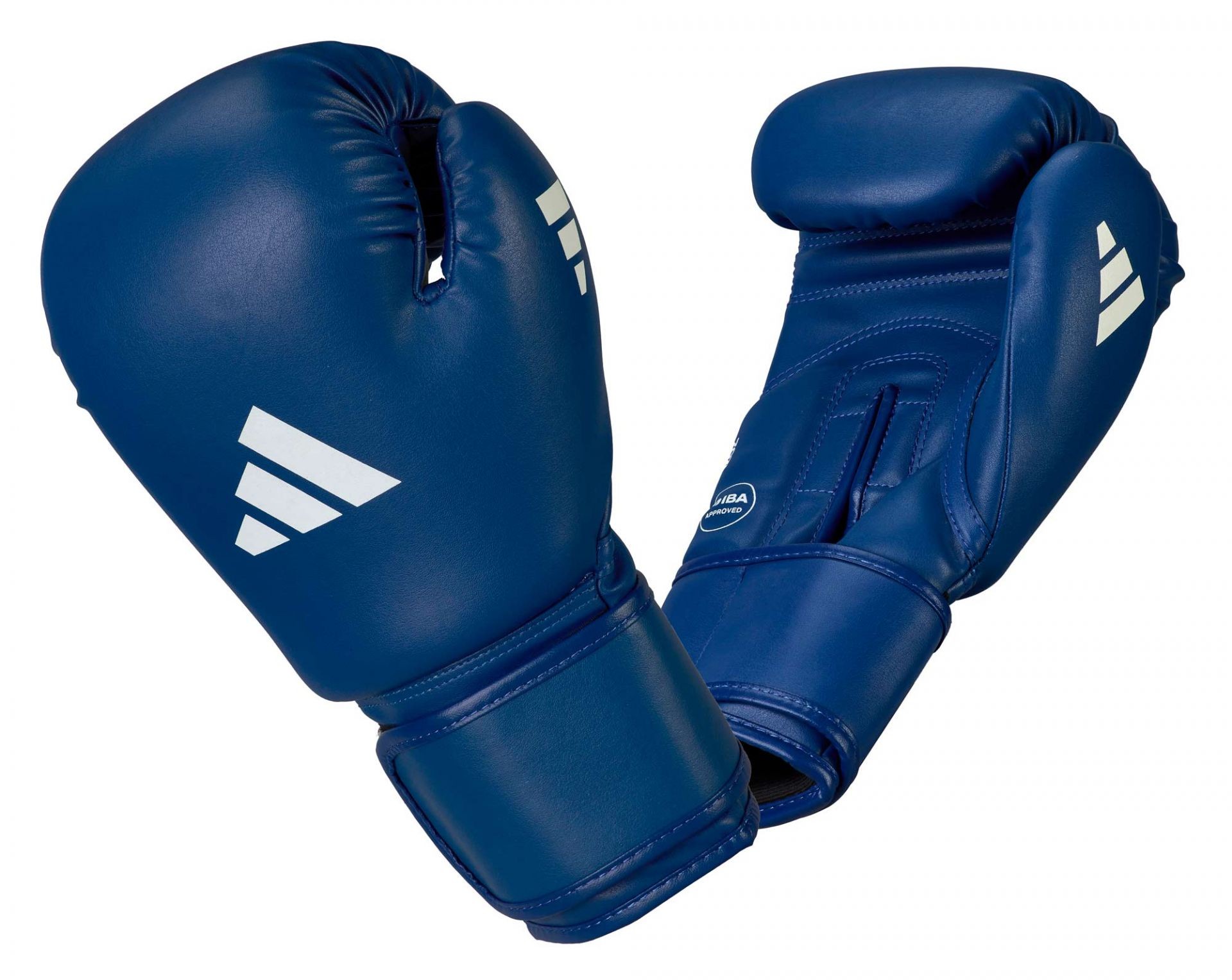 adidas IBA bokshandschoenen blauw cactusleer, adiIBAG1C