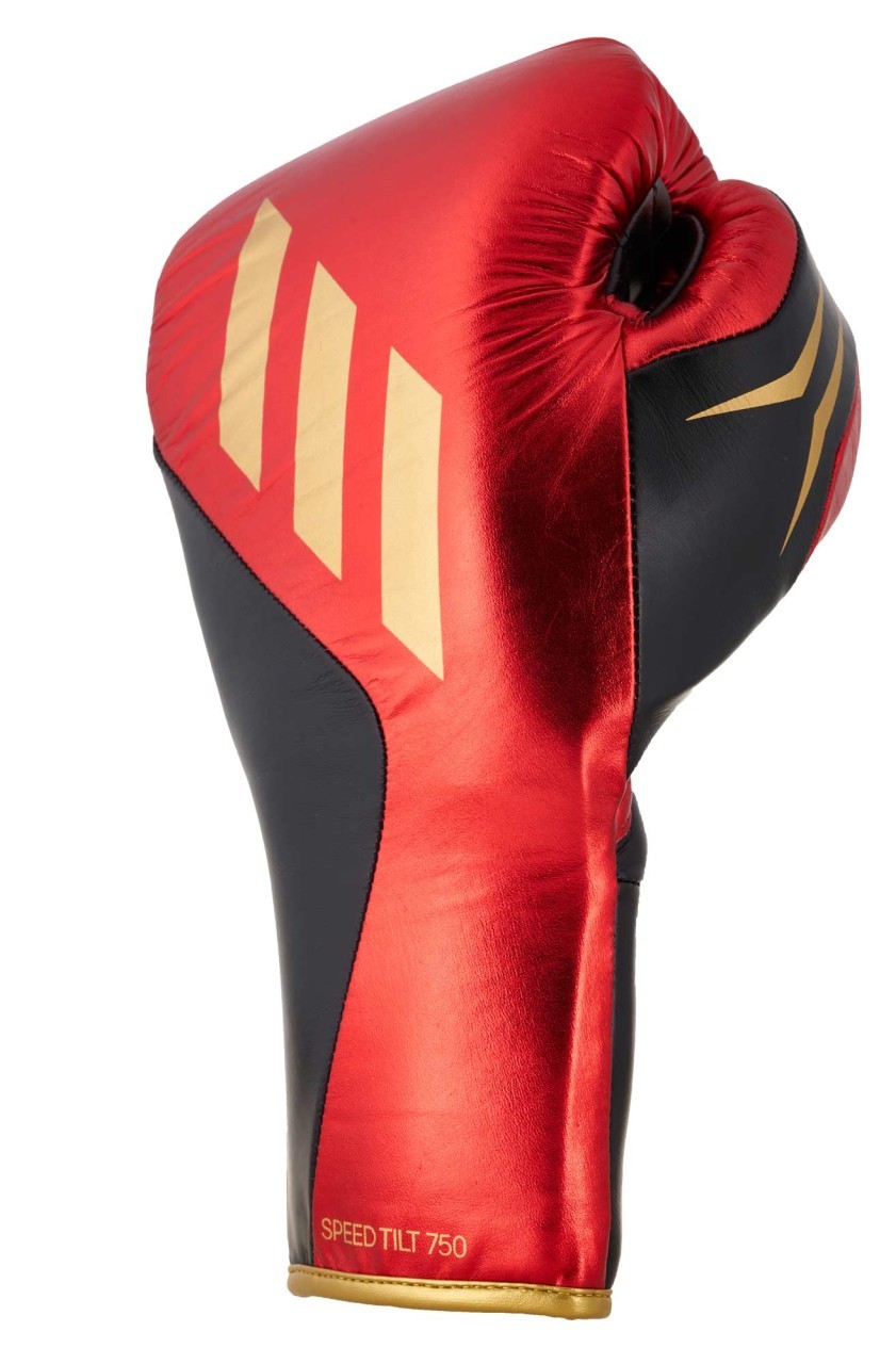 adidas SPEED TILT 750pro bokshandschoen, zwart/rood/goud metallic, SPD750FG