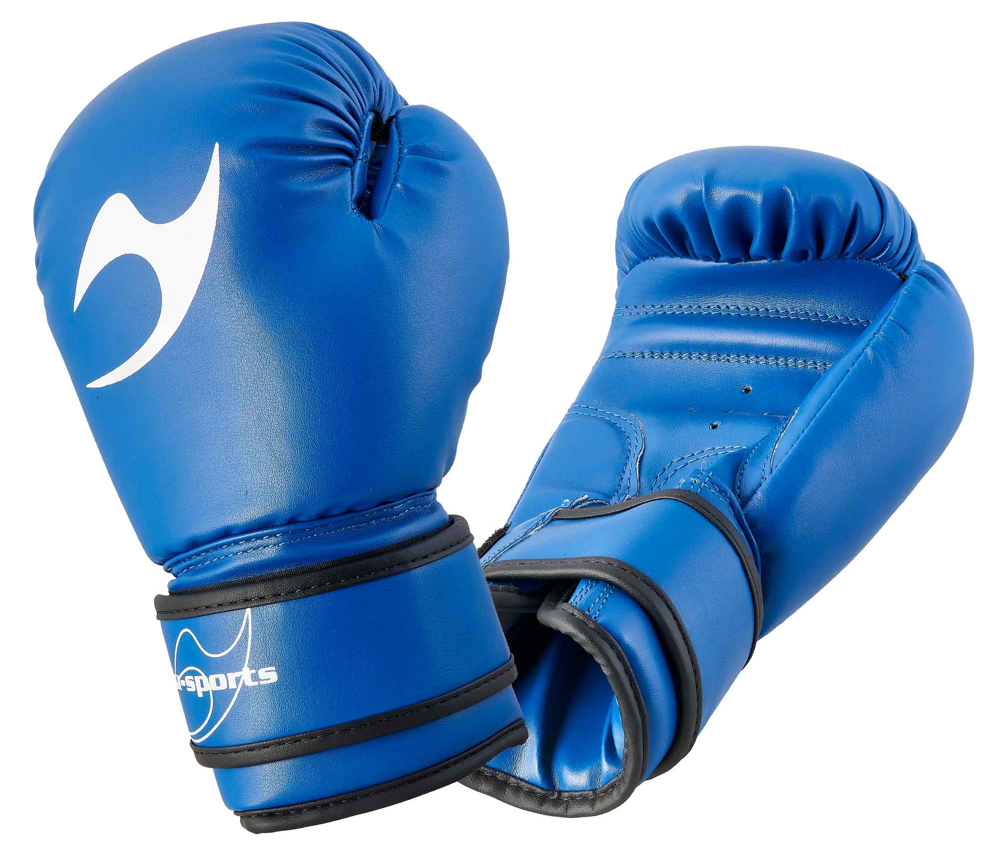 Bokshandschoenen voor kinderen, blauw