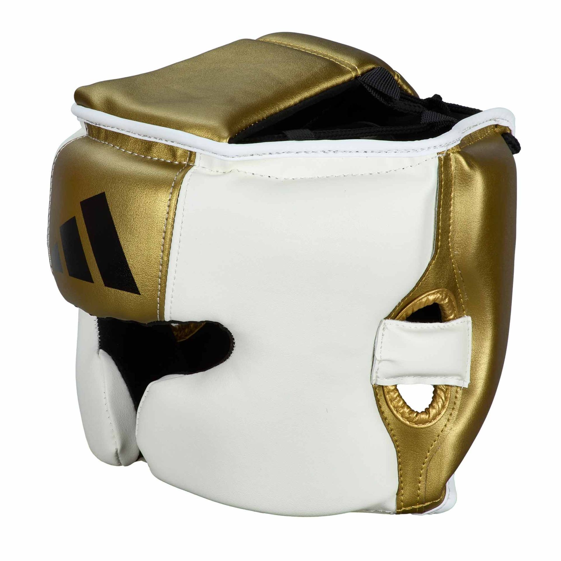 adidas Speed Pro hoofdbescherming wit/goud cactusleer, ADISPD350HG