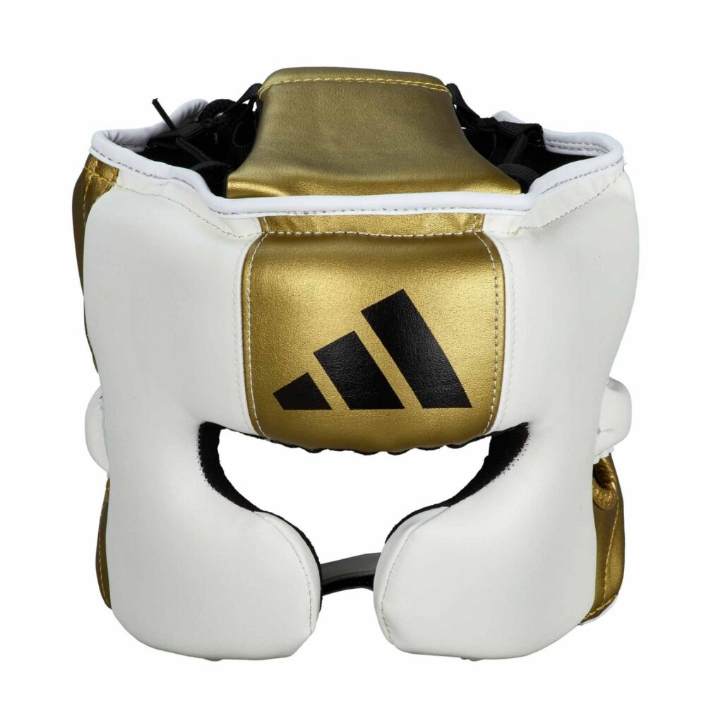 adidas Speed Pro hoofdbescherming wit/goud cactusleer, ADISPD350HG