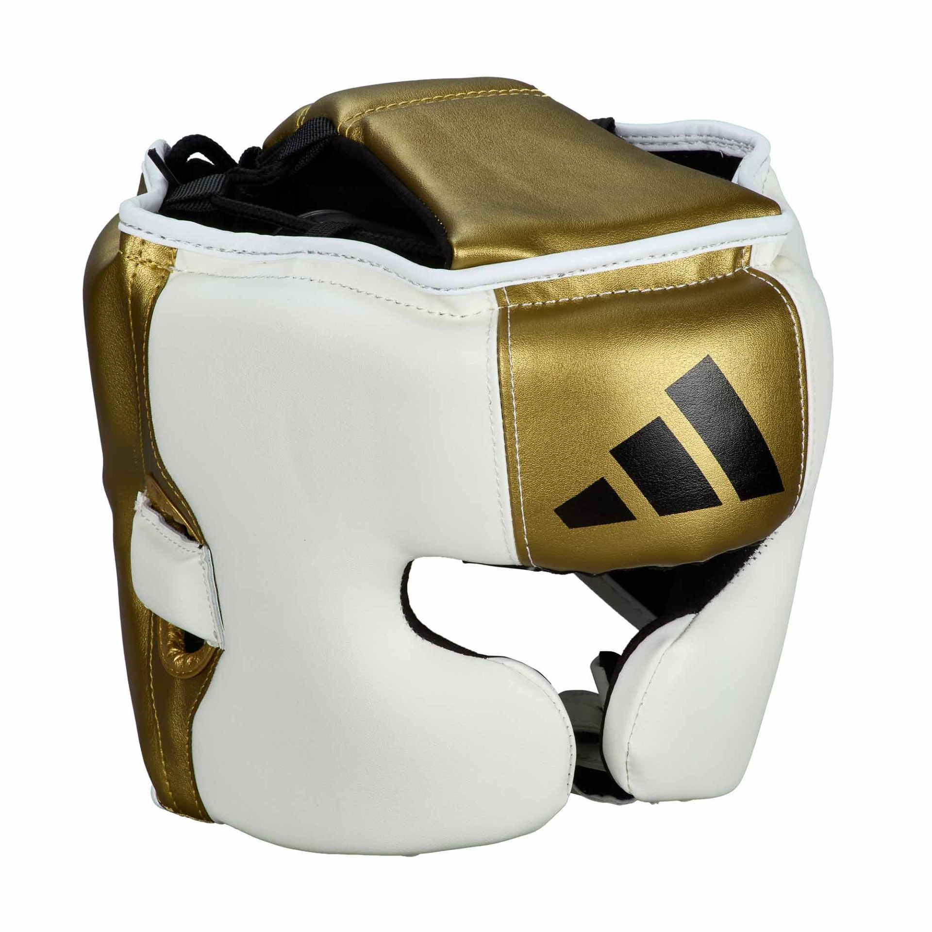 adidas Speed Pro hoofdbescherming wit/goud cactusleer, ADISPD350HG