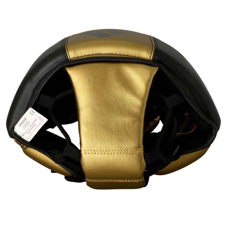 adidas Speed Pro hoofdbescherming zwart/goud cactusleer, ADISPD350HG