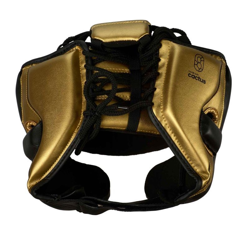 adidas Speed Pro hoofdbescherming zwart/goud cactusleer, ADISPD350HG