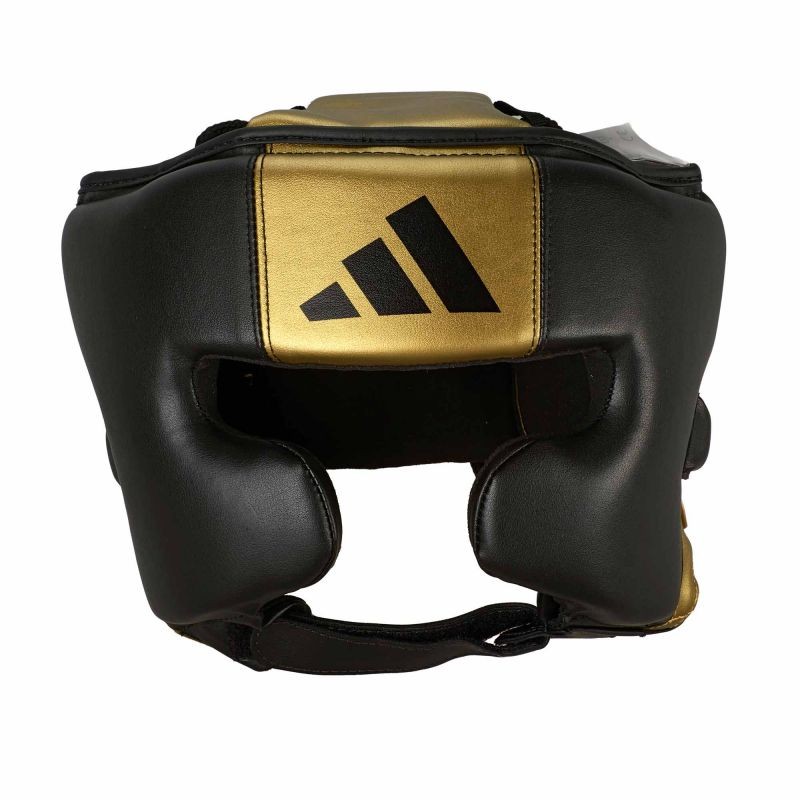 adidas Speed Pro hoofdbescherming zwart/goud cactusleer, ADISPD350HG