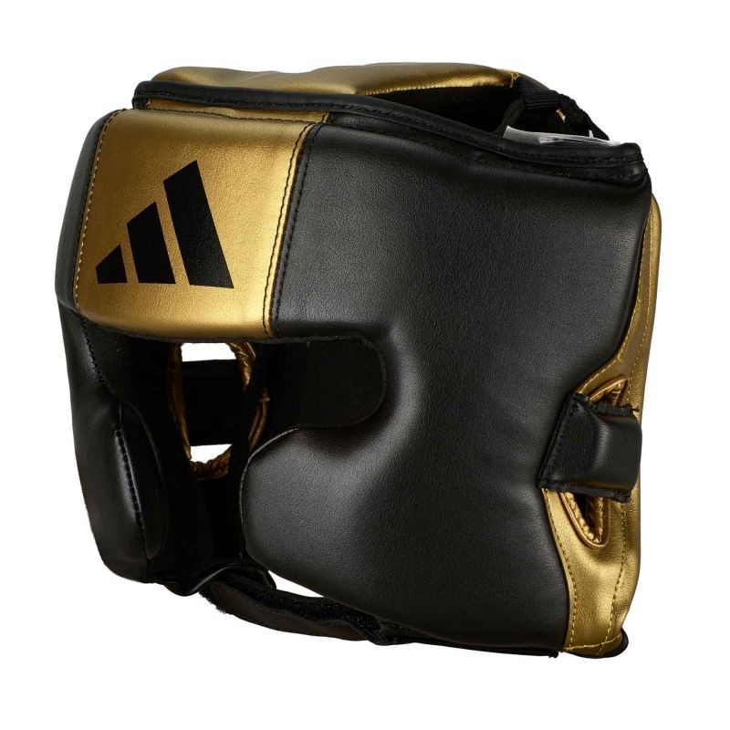 adidas Speed Pro hoofdbescherming zwart/goud cactusleer, ADISPD350HG