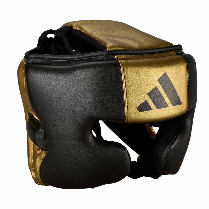 adidas Speed Pro hoofdbescherming zwart/goud cactusleer, ADISPD350HG
