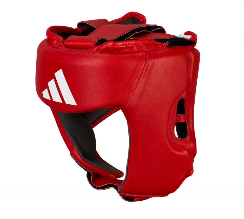 adidas IBA hoofdbescherming rood cactusleer, adiIBAH1C