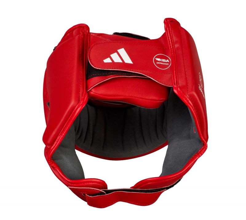 adidas IBA hoofdbescherming rood cactusleer, adiIBAH1C