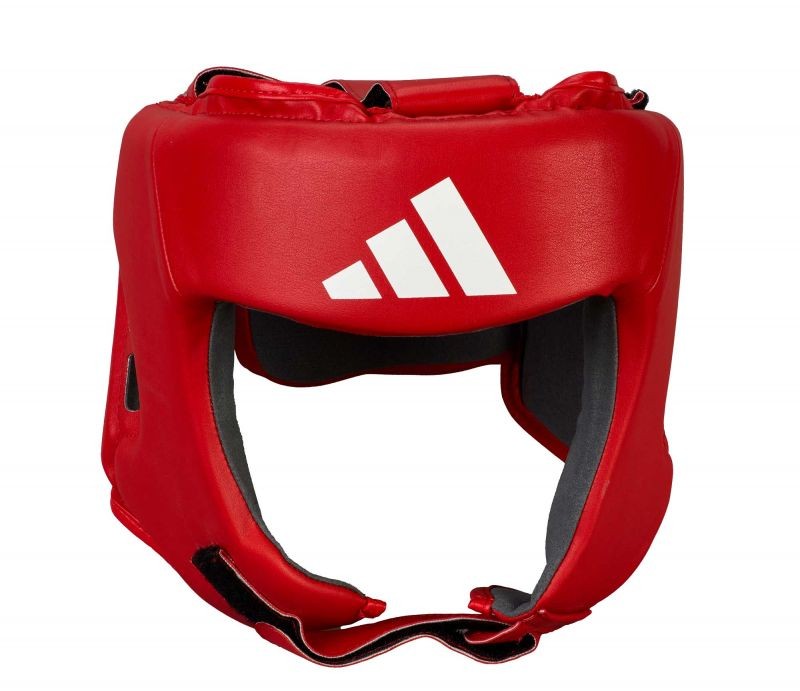adidas IBA hoofdbescherming rood cactusleer, adiIBAH1C