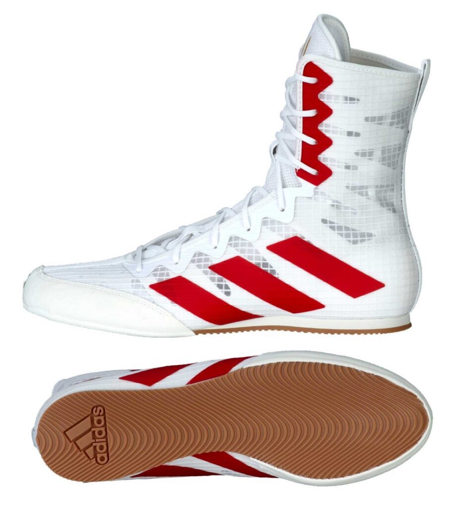 Adidas boksschoenen Box Hog 4 wit/rood, HP9613