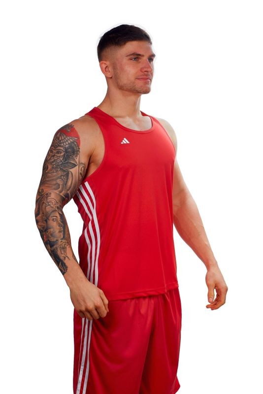 adidas Box-Top rood/wit, ADIBTT02