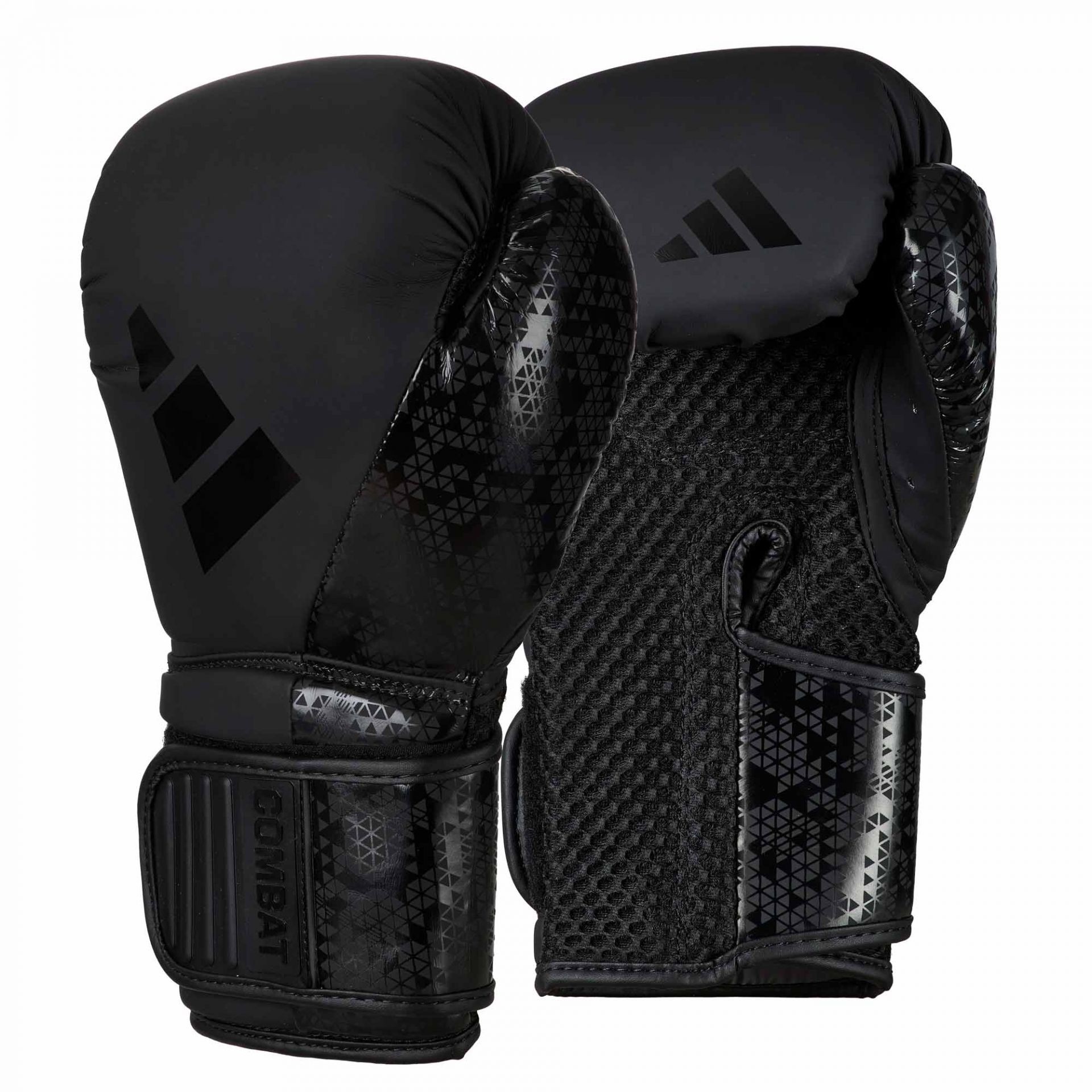 Adidas bokshandschoenen Combat 50 zwart/zwart, adiC50TG