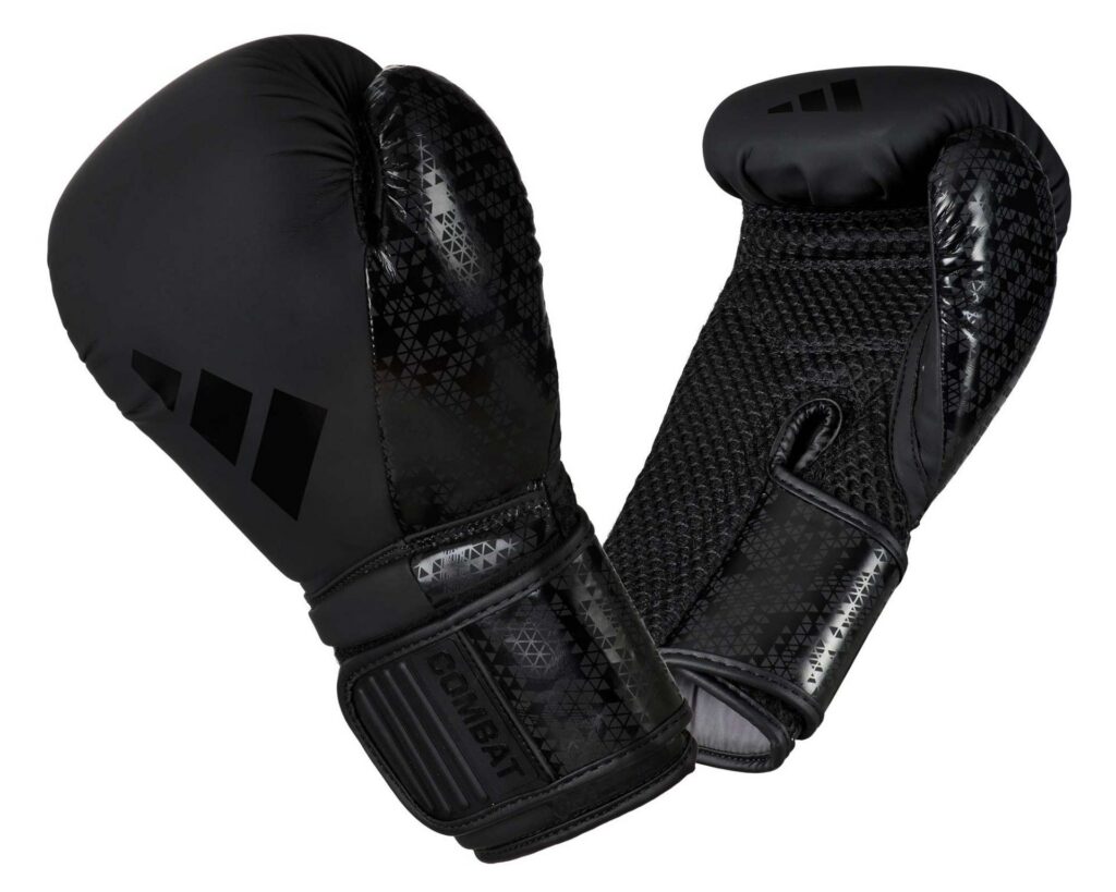 Adidas bokshandschoenen Combat 50 zwart/zwart, adiC50TG