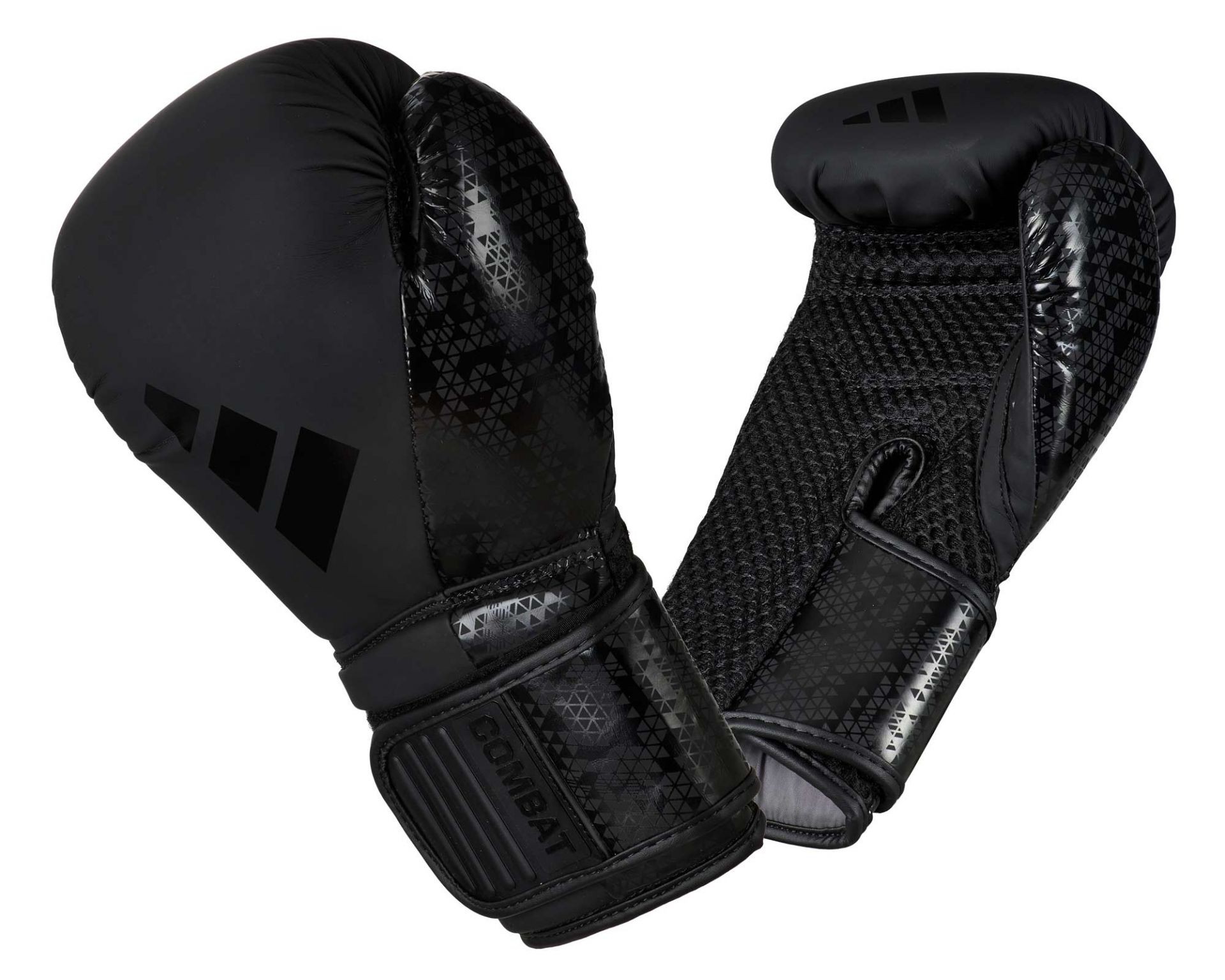 Adidas bokshandschoenen Combat 50 zwart/zwart, adiC50TG
