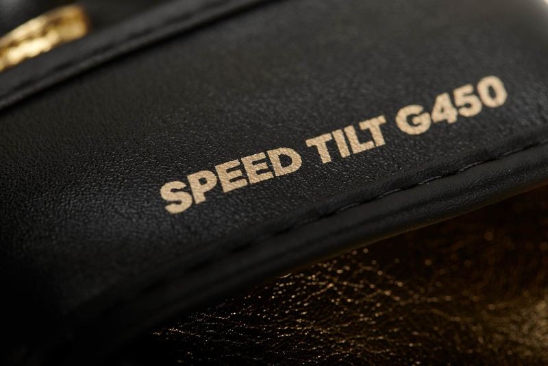 adidas Speed Tilt 450 MMA sparringhandschoen zwart/goud adiCSG450