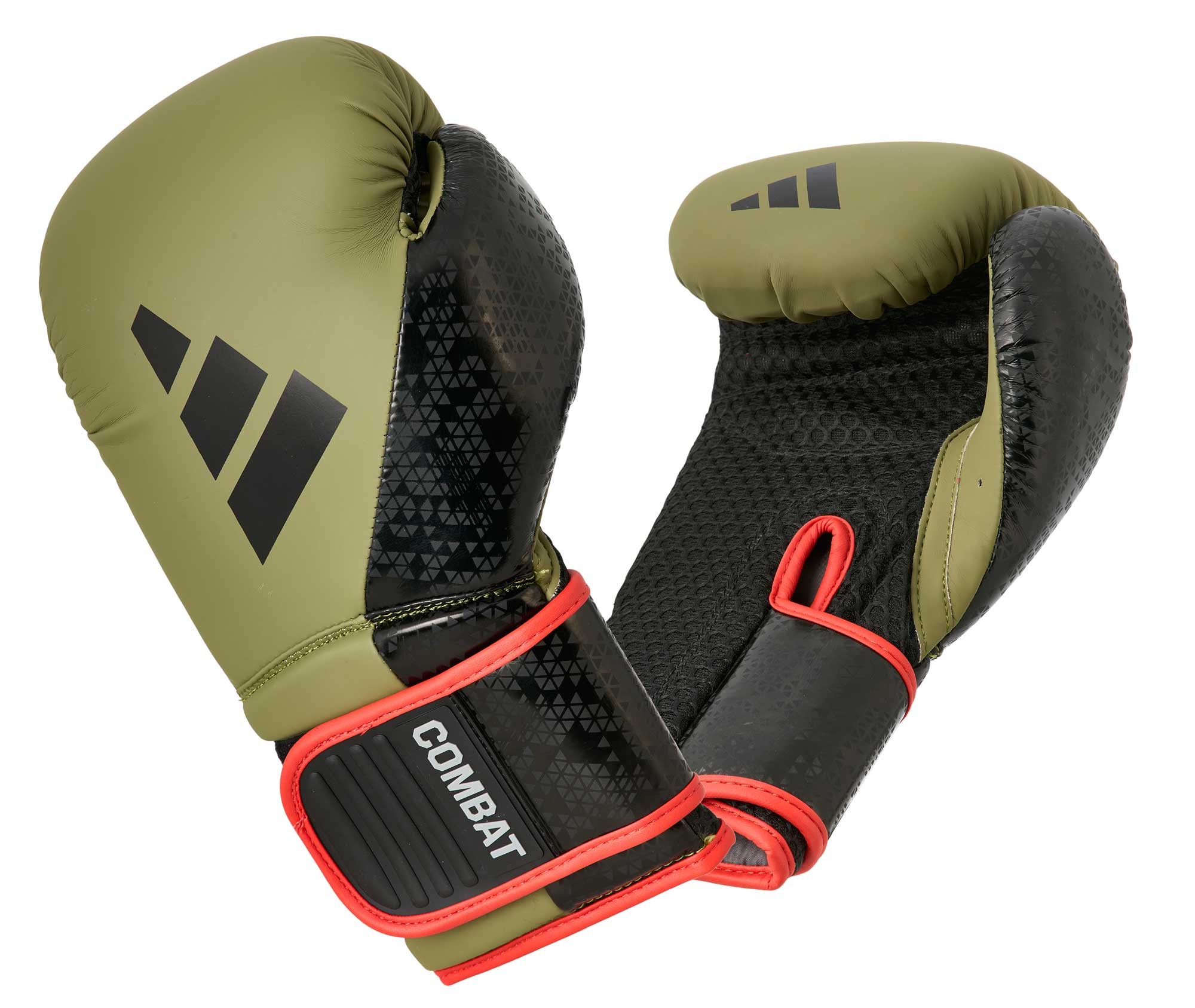 Adidas bokshandschoenen Combat 50 orbit green/black/orange, adiC50TG