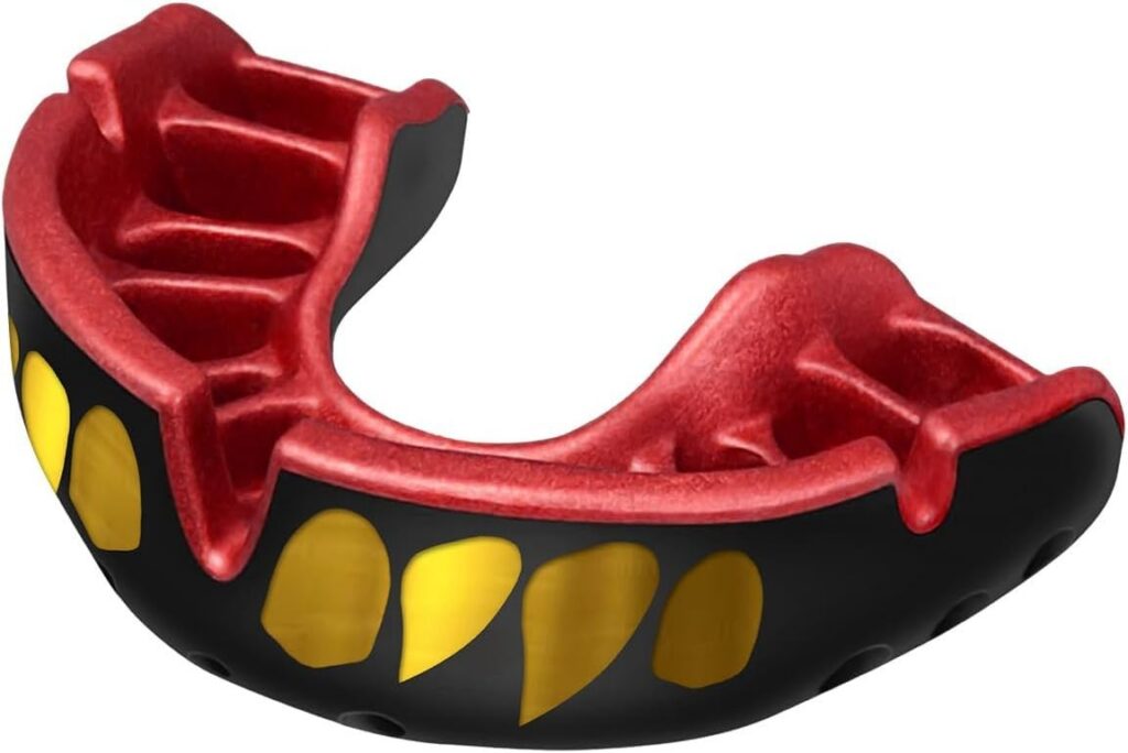 OPRO gebitsbeschermer Gold Jaws zwart/rood Senior GEN5