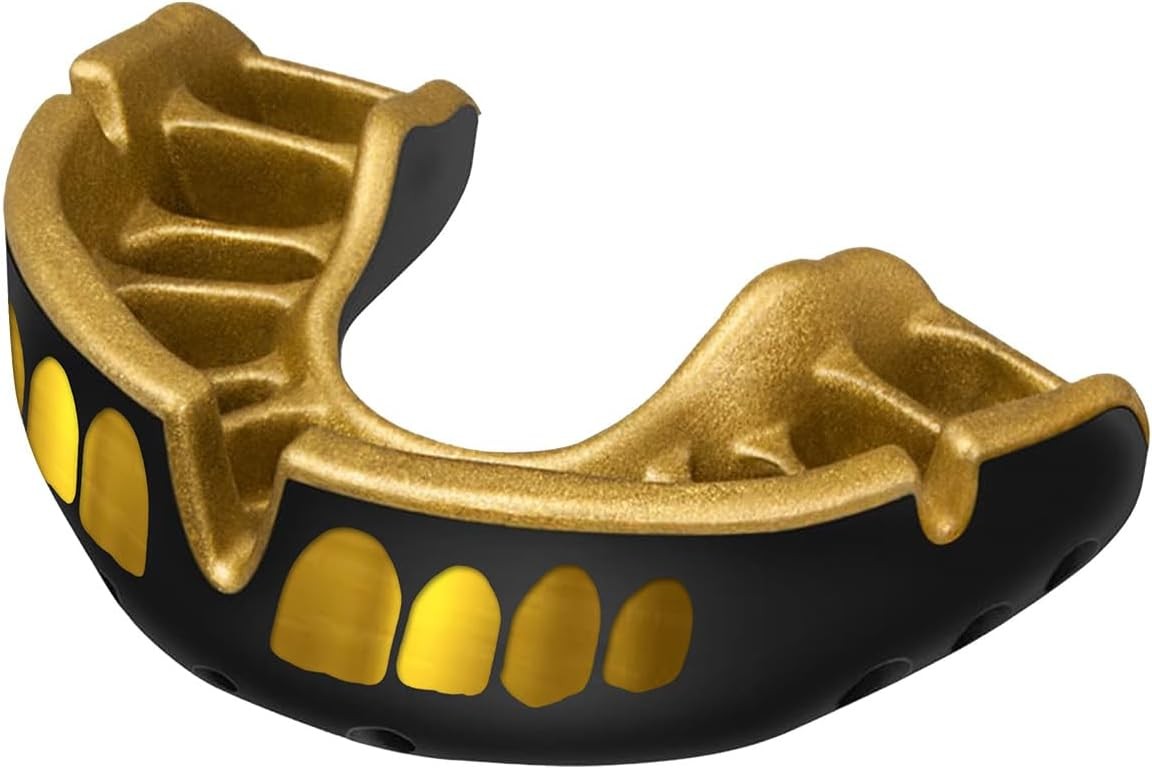 OPRO gebitsbeschermer Gold Grillz zwart/goud Senior GEN5
