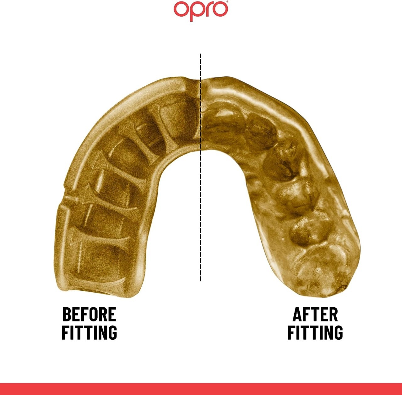 OPRO gebitsbeschermer Gold Grillz zwart/goud Senior GEN5