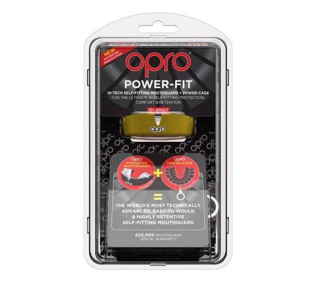 OPRO gebitsbeschermer PowerFit Galaxy Shimmer goud