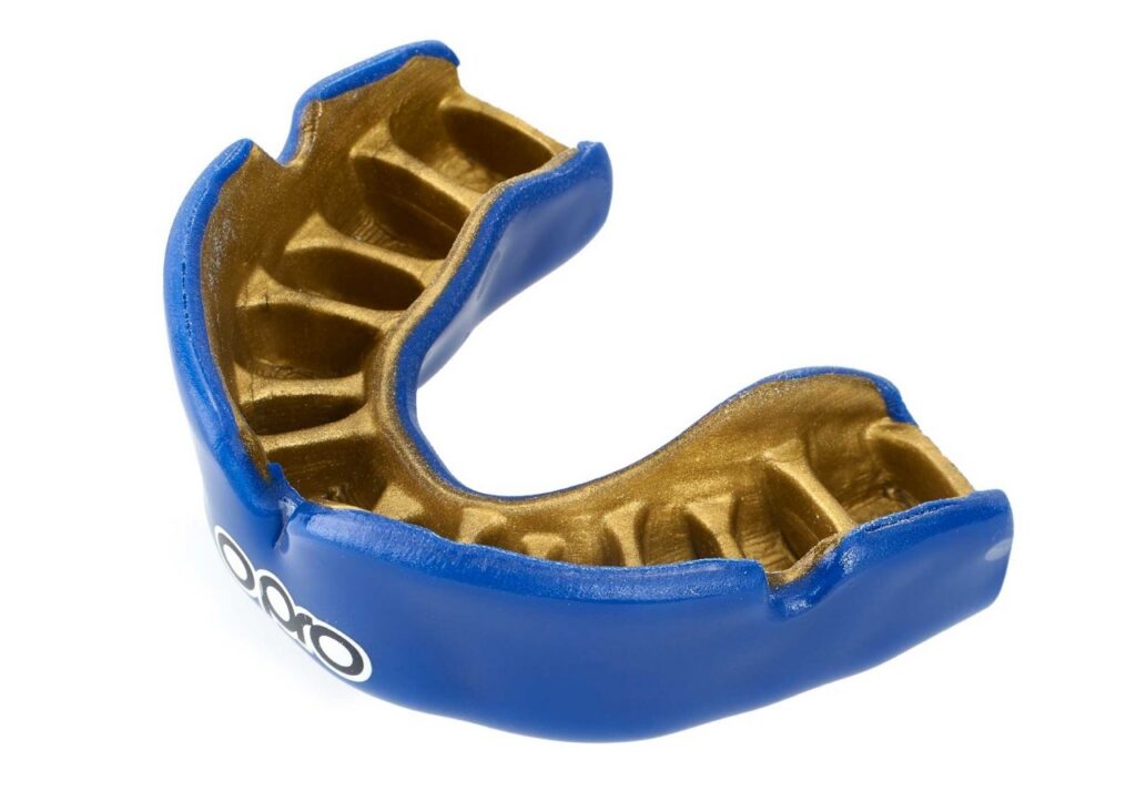 OPRO gebitsbeschermer PowerFit donkerblauw/goud