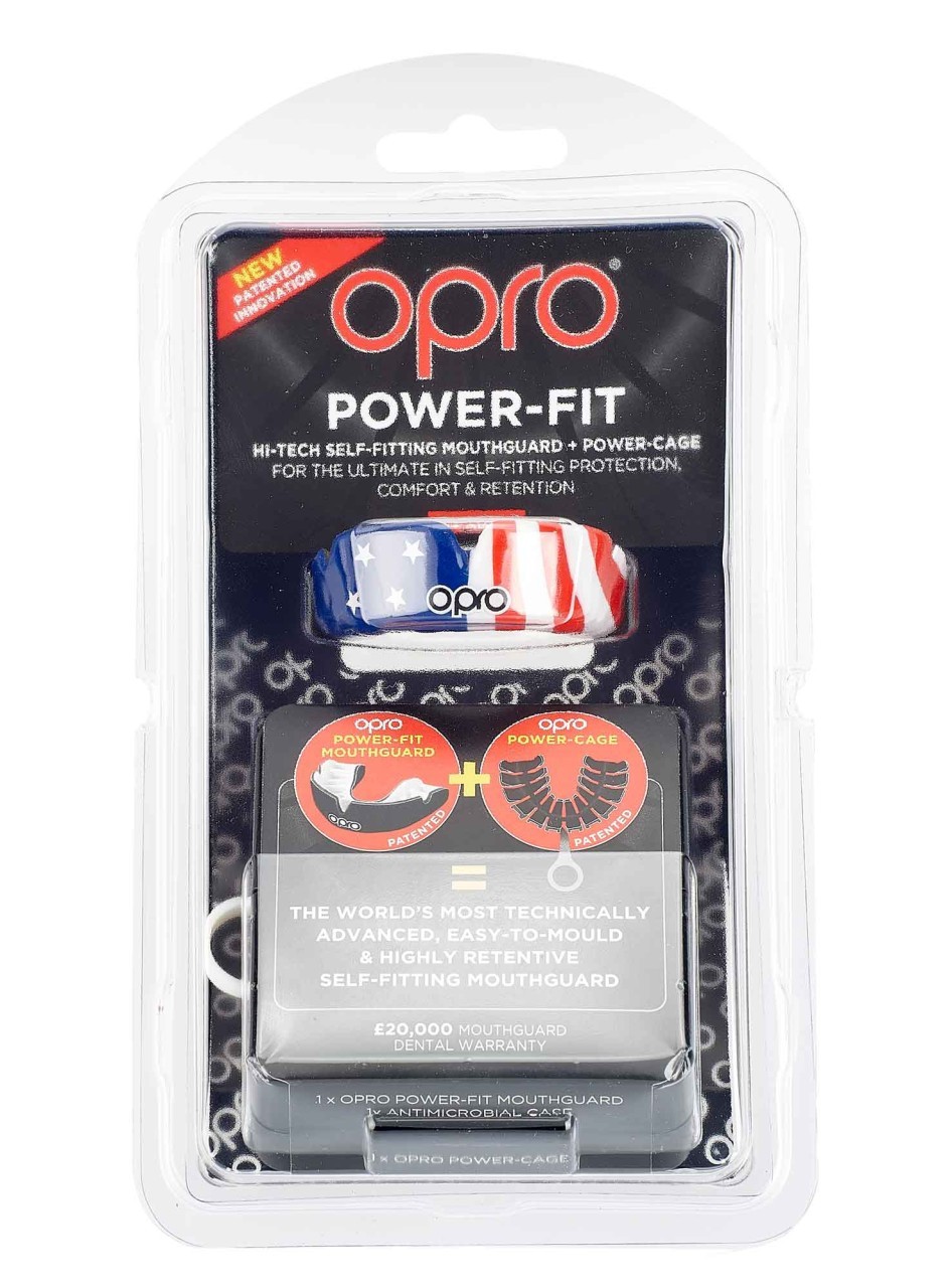 OPRO gebitsbeschermer PowerFit donkerblauw/goud