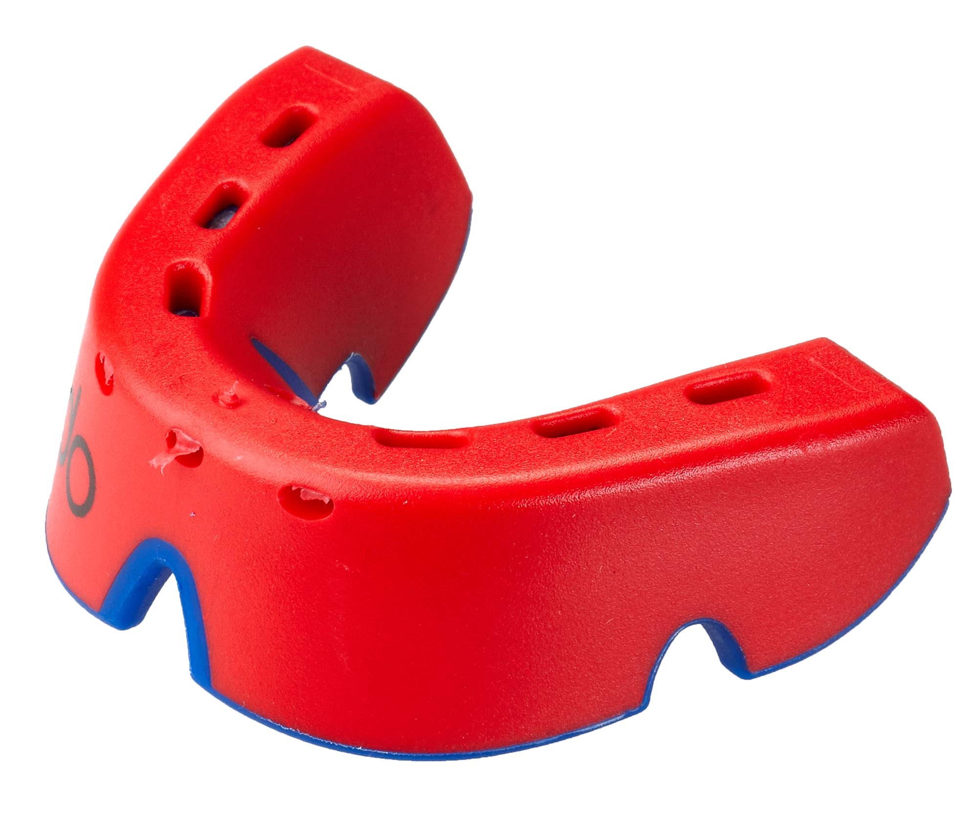 OPRO gebitsbeschermer Junior Silver - Rood/Blauw