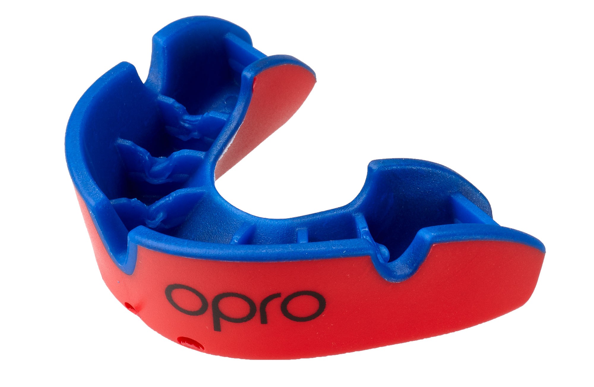 OPRO gebitsbeschermer Junior Silver - Rood/Blauw