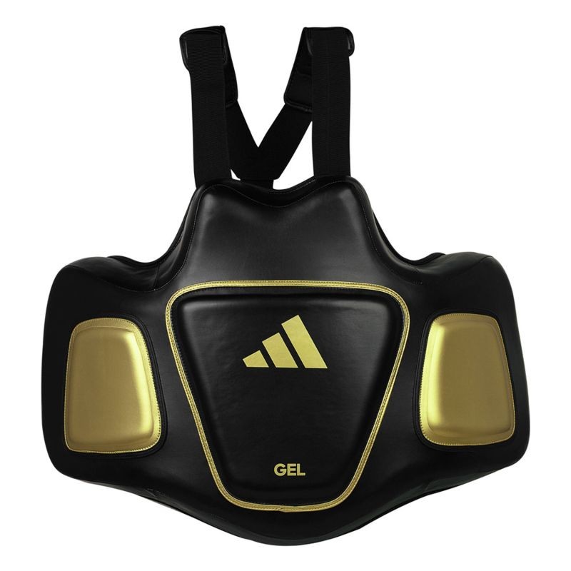 adidas Super Body Protector, impactvest zwart/goud, ADISBP01