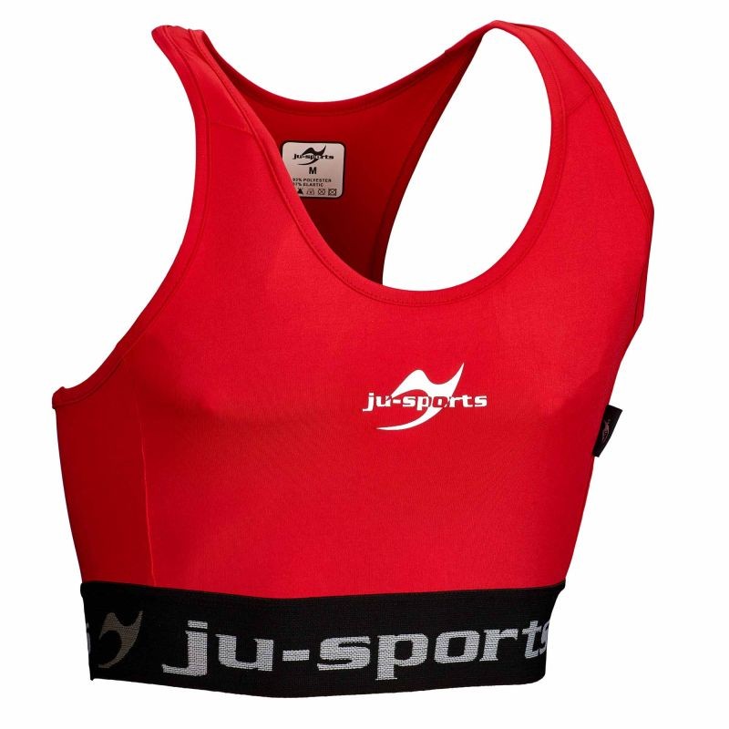 Ju-Sports Performance Crop Top rood