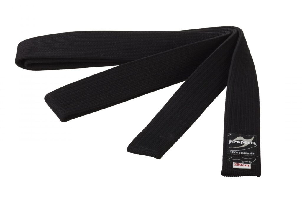 Ju-Sports budo premium band parelzwart 5 cm