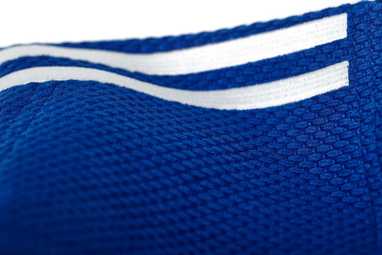 adidas judopak CHAMPION III IJF - Model 1 JIJFB blauw/witte strepen
