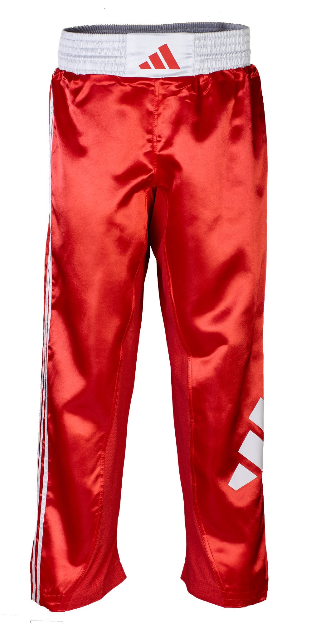 adidas kickboxbroek rood/wit, adiKBUN100T