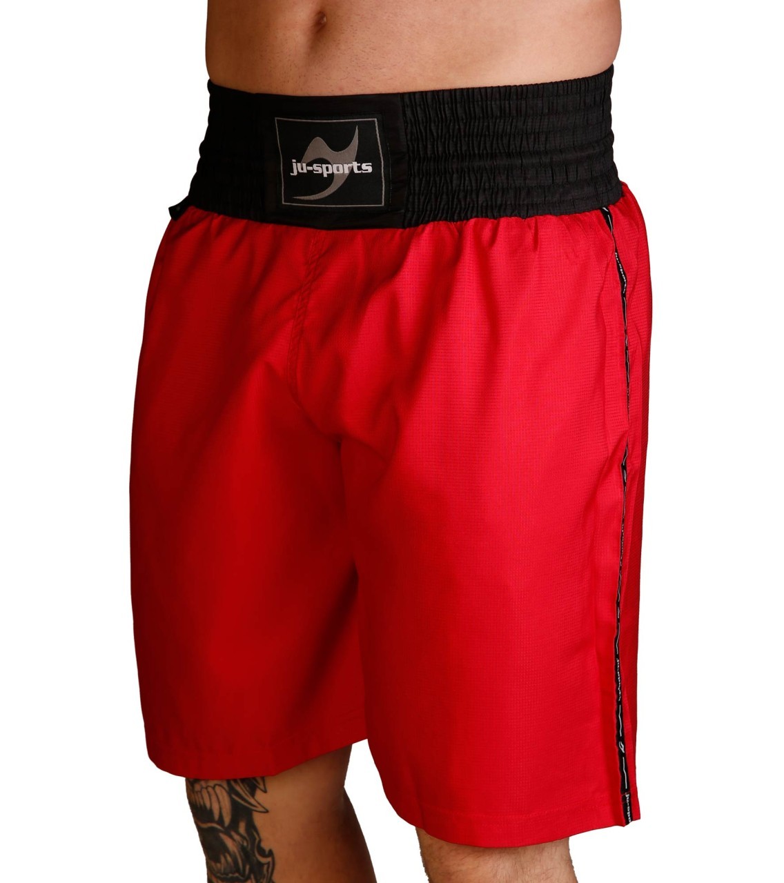 Kickboxshort Kick Light Pro rood/zwart