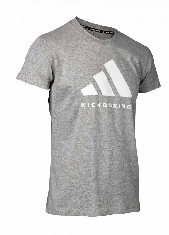 adidas Community Graphic T-shirt Kickboxing grijs adiCLTS24-KB