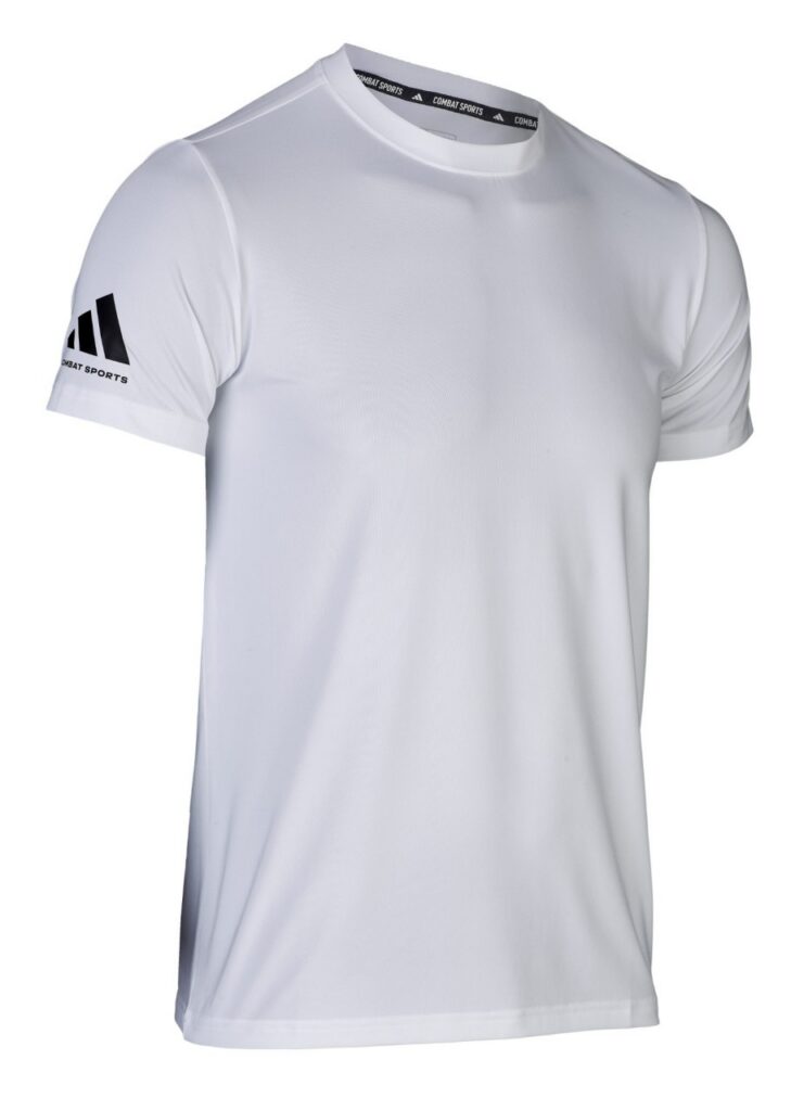 adidas promotie-T-shirt lichtwit/zwart, adiTSG2V2CS
