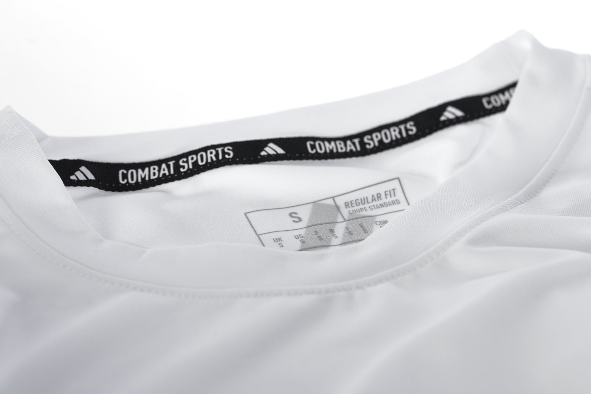 adidas promotie-T-shirt lichtwit/zwart, adiTSG2V2CS