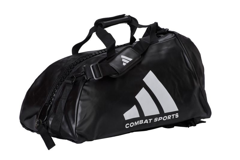 adidas 2-in-1-tas Combat Sports zwart/wit PU, adiACC051