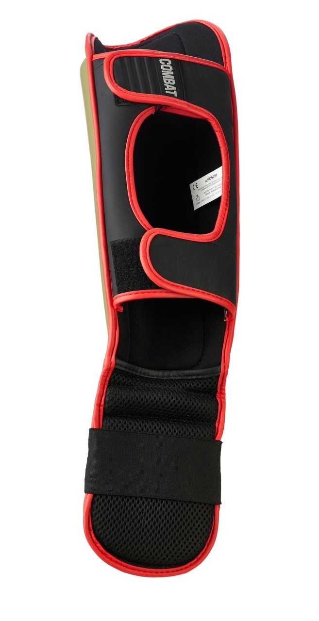 adidas Combat 50 scheenbeen- en voetboogbeschermer groen/zwart, adiC50SI