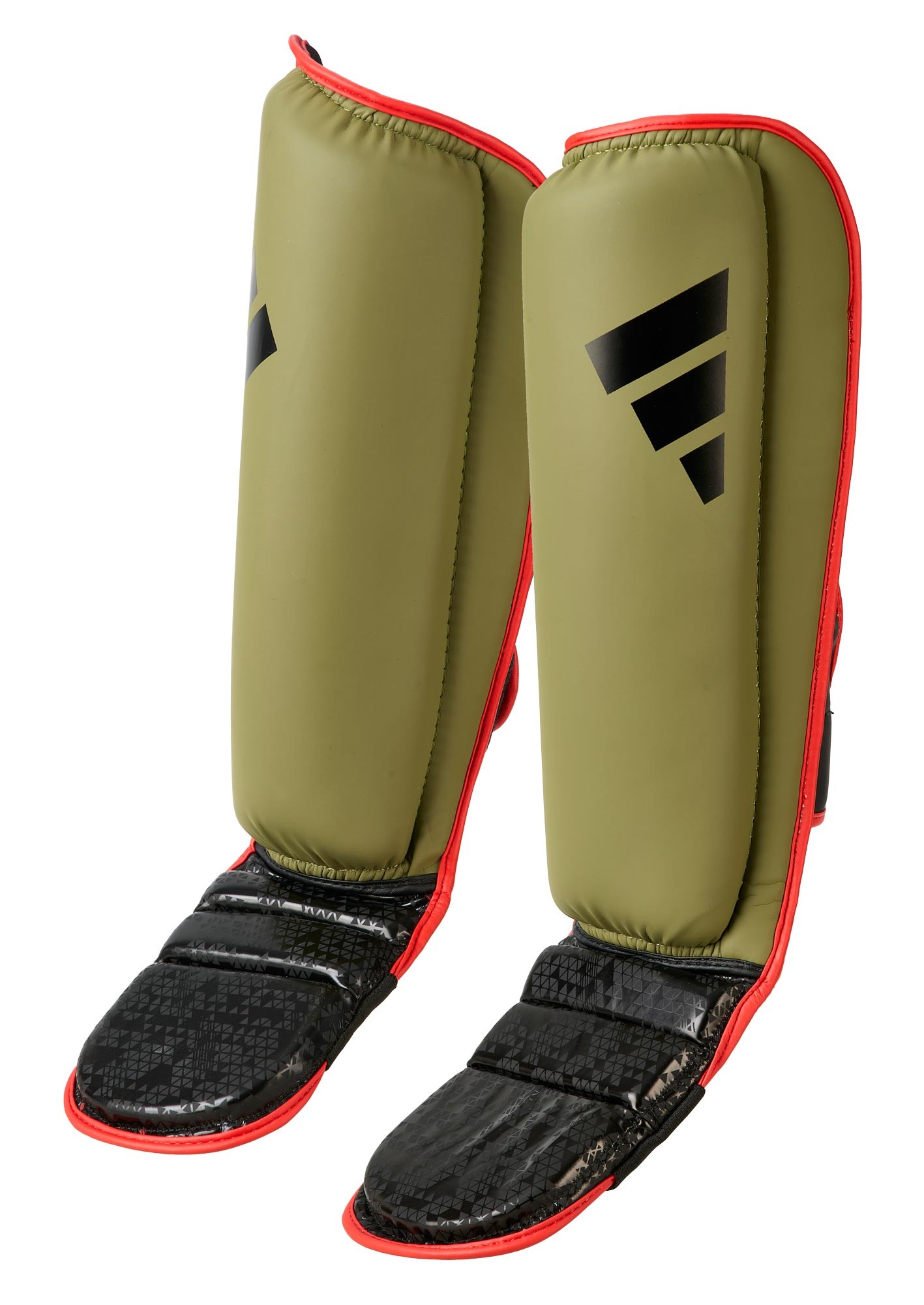 adidas Combat 50 scheenbeen- en voetboogbeschermer groen/zwart, adiC50SI