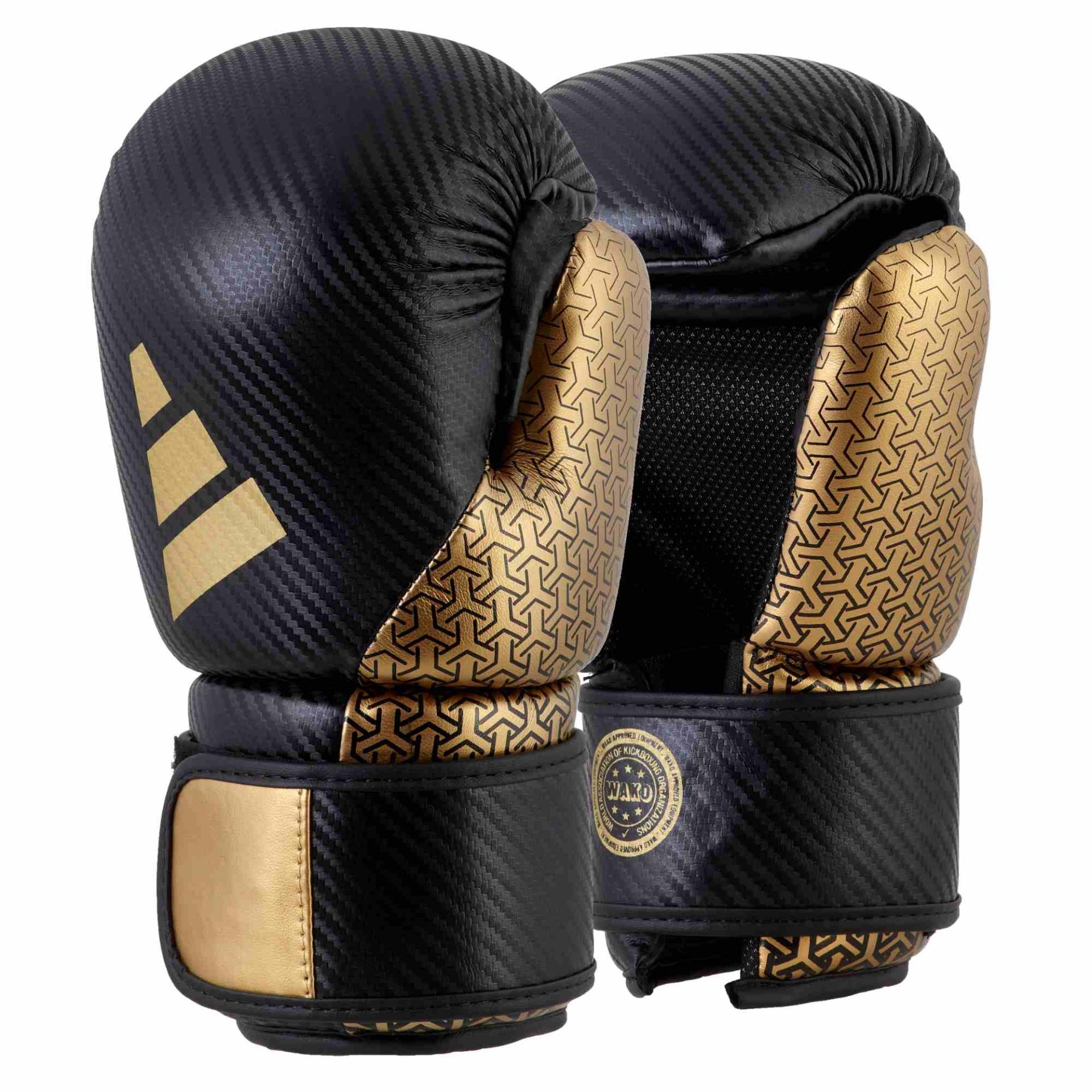 adidas Pro Point Fighter-handschoenen zwart/goud, adiKBPF300