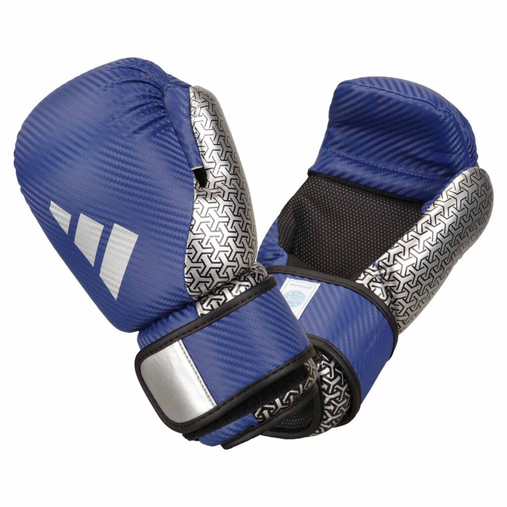 adidas Pro Point Fighter-handschoenen blauw/zilver, adiKBPF300