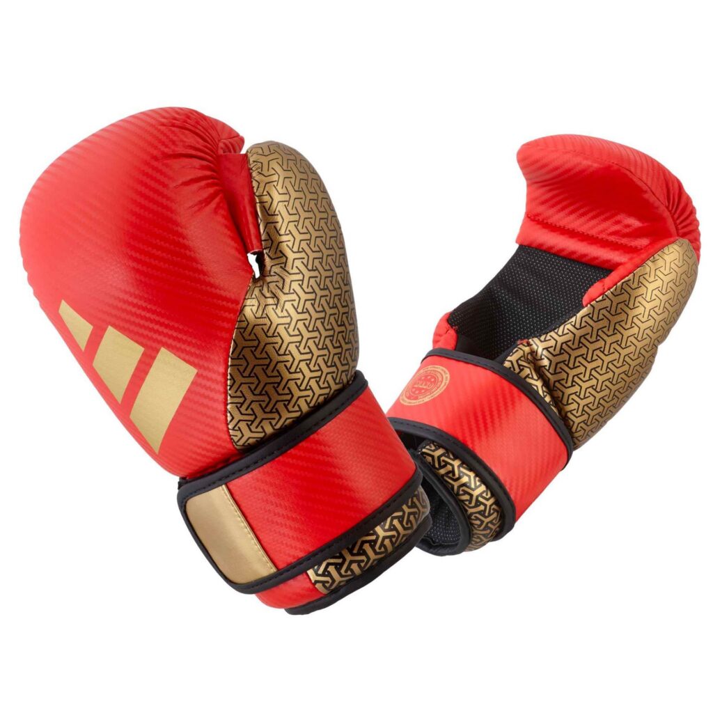 adidas Pro Point Fighter-handschoenen rood/goud, adiKBPF300