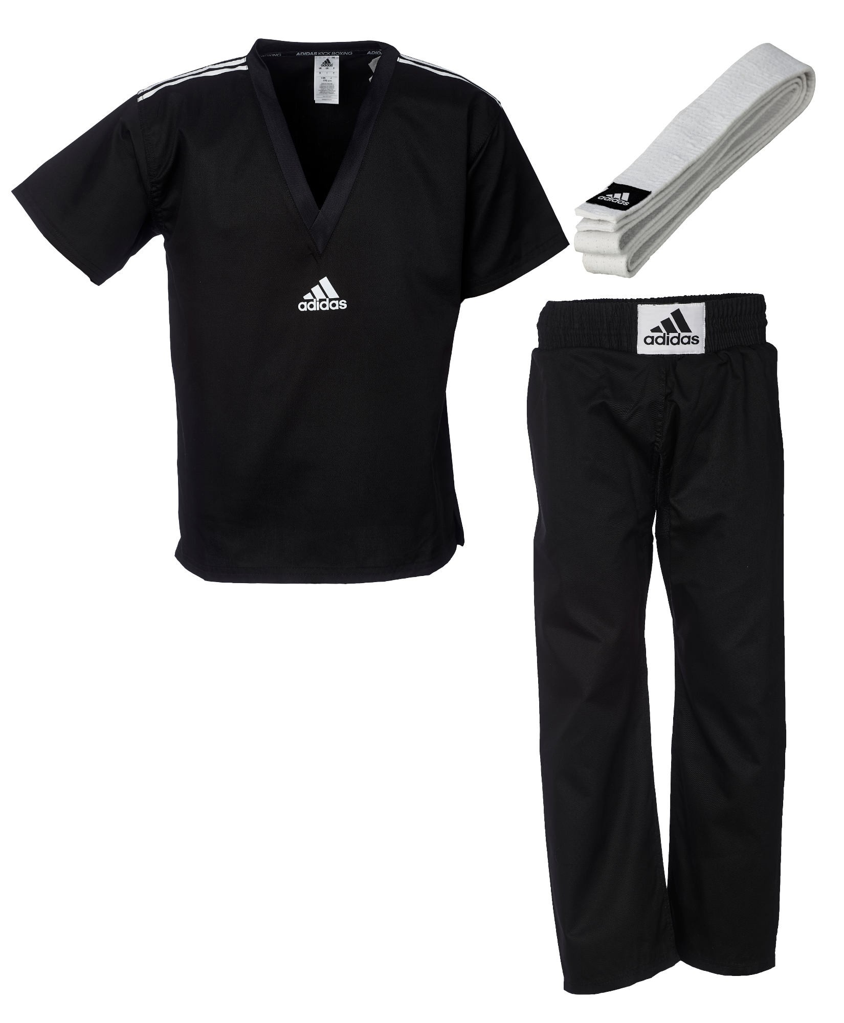 adidas Kickbox-uniform "Club" zwart, adiKBUN20