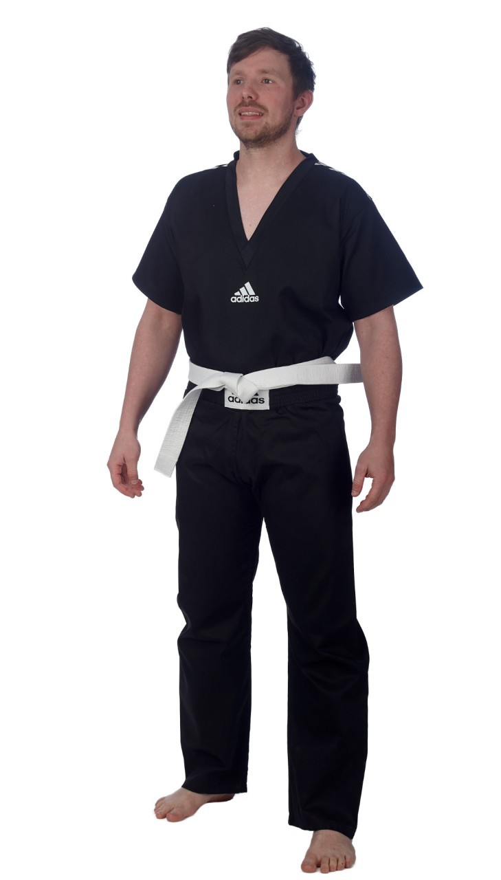adidas Kickbox-uniform "Club" zwart, adiKBUN20