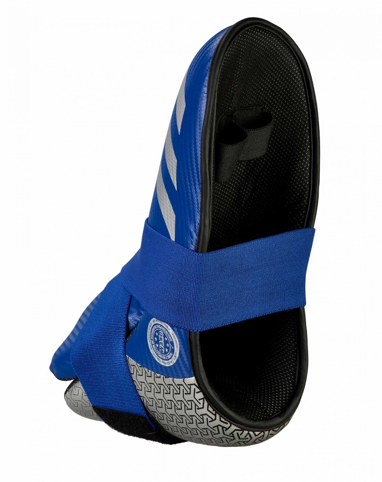 adidas Pro Kickboxing voetbescherming blauw/zilver, adiKBB300HD