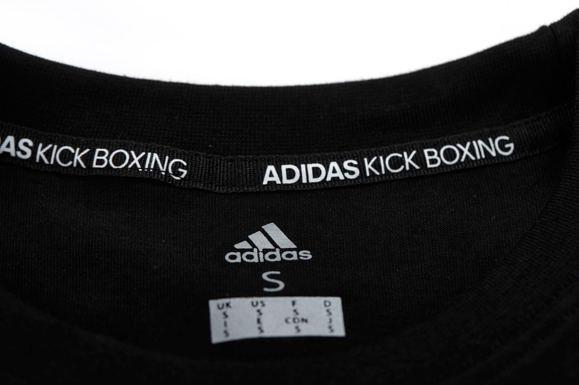 adidas Badge of Sport T-Shirt Kickboxing zwart adiCLTS20KB